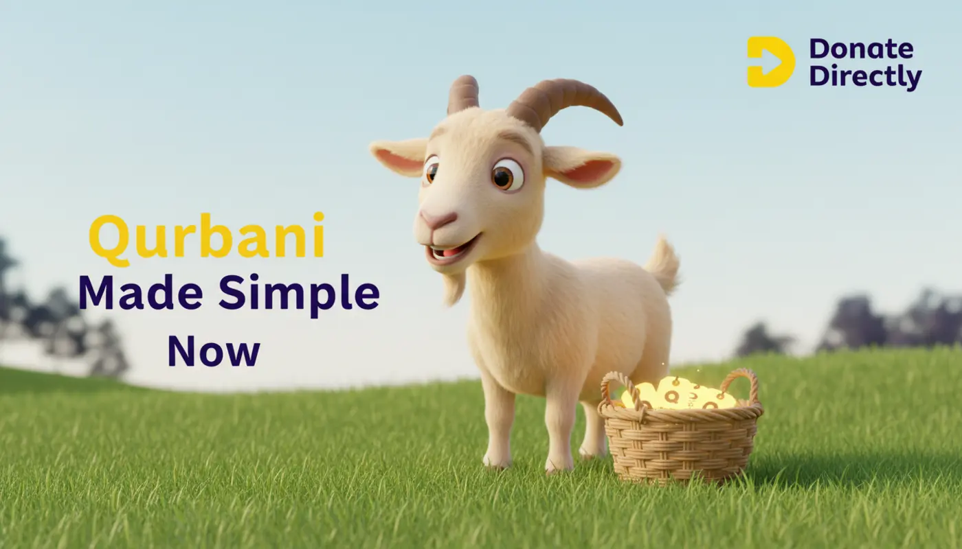 UK Muslim donating Qurbani online before Eid